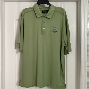 Men’s XL Green Links Tech Golf Shirt (Cinnamon Hill Jamaica)